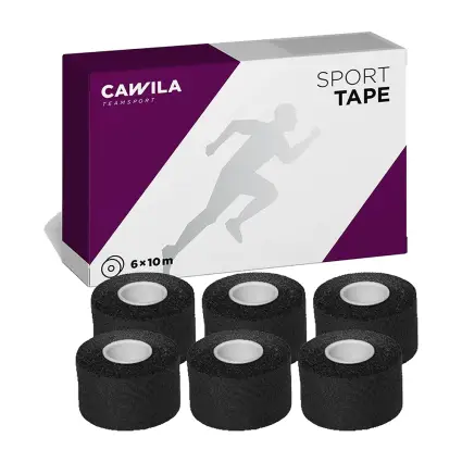 Cawila Color textile tape, 3,8 cm x 10 m, box 6 pcs.