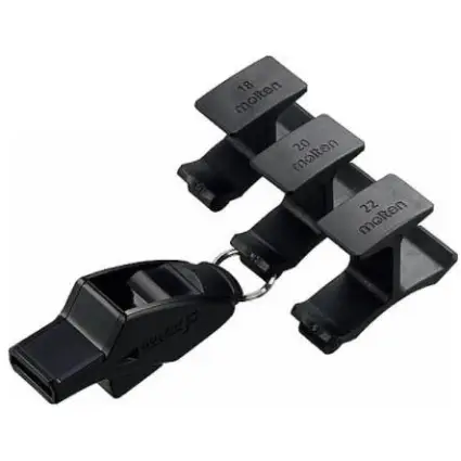 Molten Dolfin F whistle with Flip Grip device